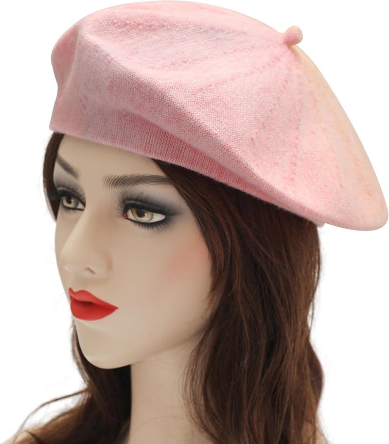 ZLYC French Beret Hat Fashion Print Lightweight Winter Warm Artist Hat for Women - Image 2